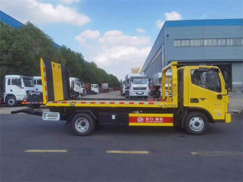 國六藍牌歐馬可一拖二清障車(160馬力重載)