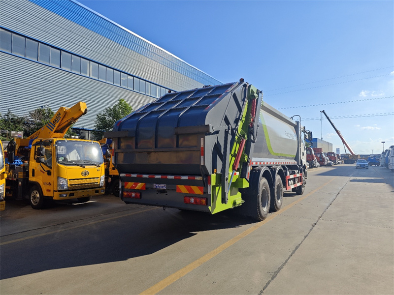 國(guó)六18立方陜汽德龍后雙橋 壓縮垃圾車