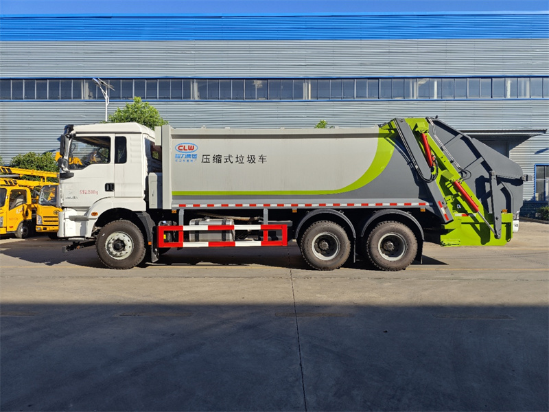 國(guó)六18立方陜汽德龍后雙橋 壓縮垃圾車