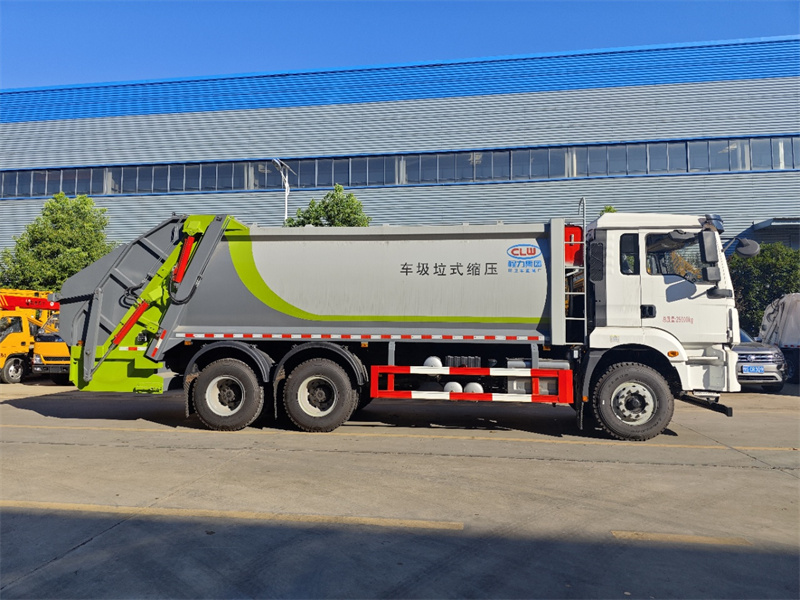 國(guó)六18立方陜汽德龍后雙橋 壓縮垃圾車