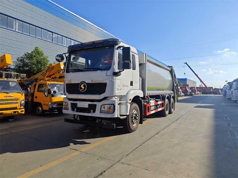 國(guó)六18立方陜汽德龍后雙橋 壓縮垃圾車