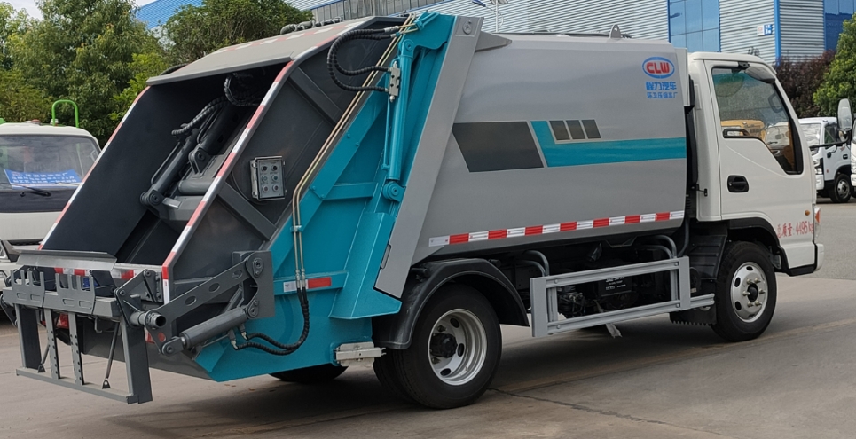 國六 藍(lán)牌 江淮5.8方藍(lán)牌壓縮垃圾車