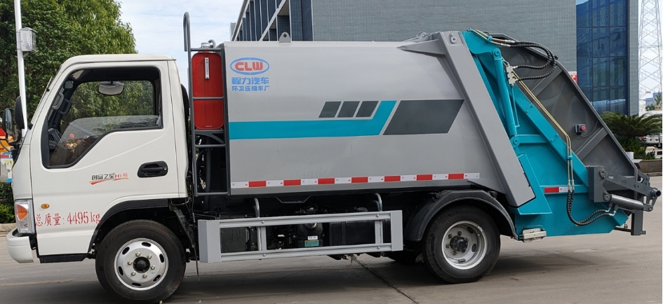 國六 藍(lán)牌 江淮5.8方藍(lán)牌壓縮垃圾車