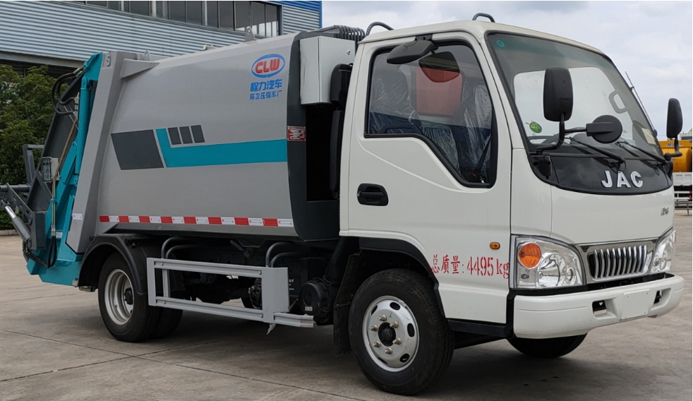 國六 藍(lán)牌 江淮5.8方藍(lán)牌壓縮垃圾車